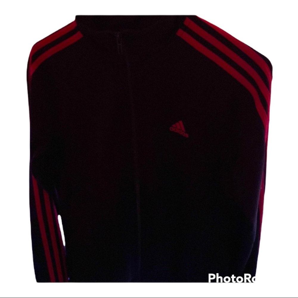 Leather Adidas jacket